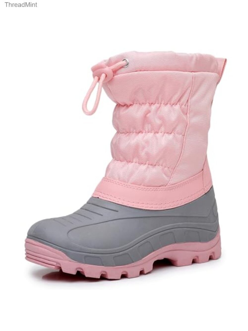 Toddler Little Kid Big Kid Snow Boots Boys Girls Drawstring Zipper